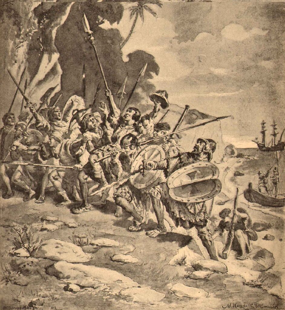 LUSÍADAS OS MOUROS TENTAM UMA EMBOSCADA